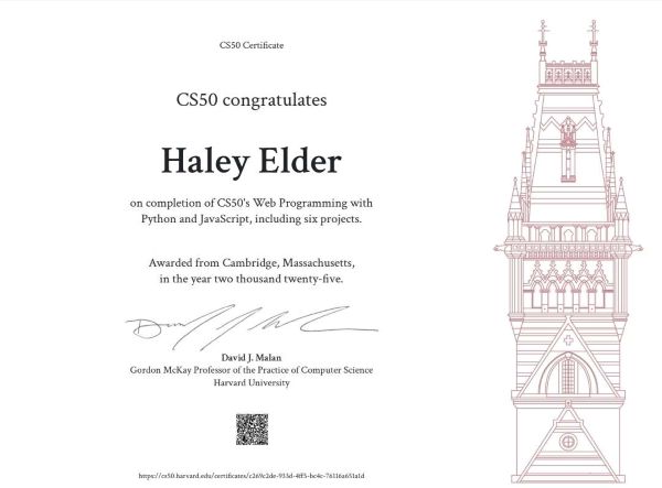 CS50Web Certificate CS50Web Certificate