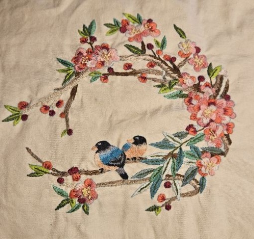 bird embroidery kit - complete