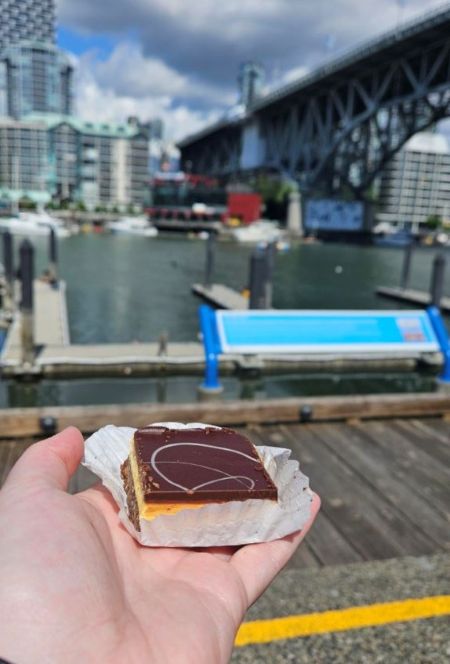 Nanaimo bar from Granville Market, Vancouver, BC