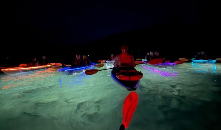 Wallowa Lake night kayak